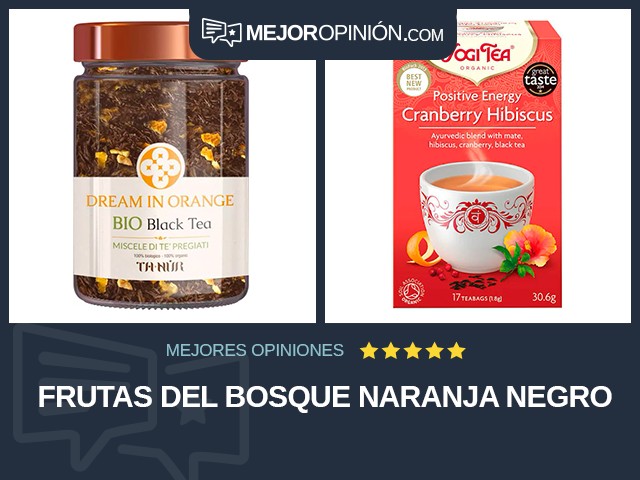 Frutas del bosque Naranja Negro