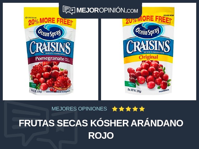 Frutas secas Kósher Arándano rojo