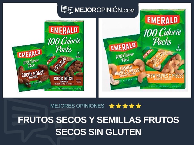 Frutos secos y semillas Frutos secos Sin gluten