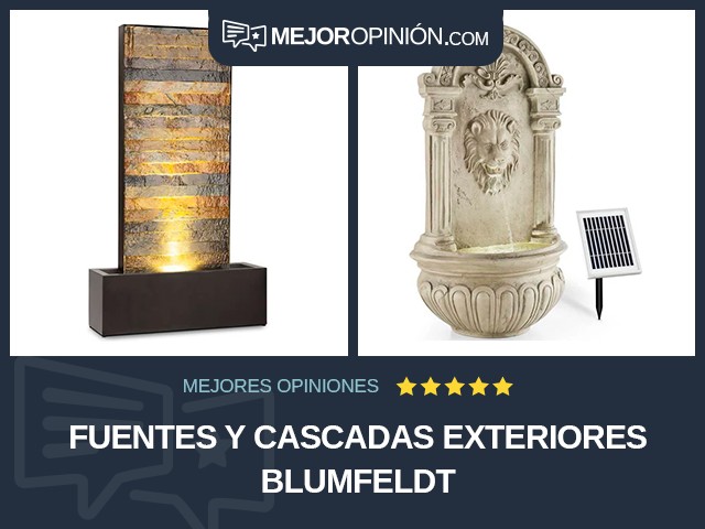 Fuentes y cascadas Exteriores Blumfeldt