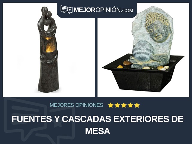 Fuentes y cascadas Exteriores De mesa