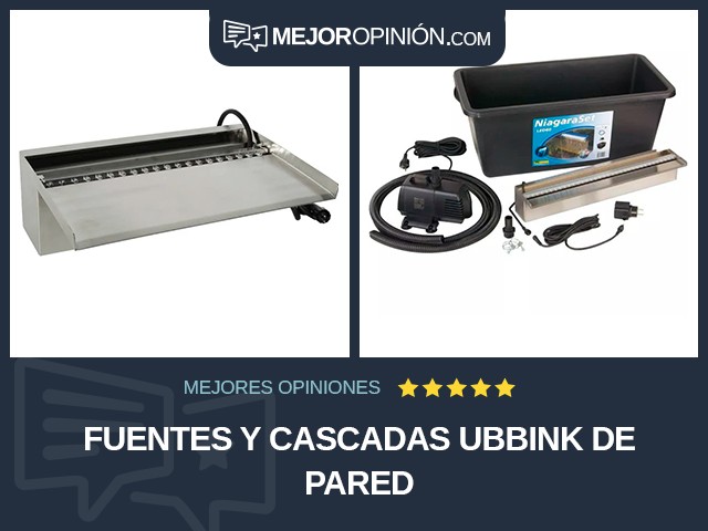 Fuentes y cascadas Ubbink De pared