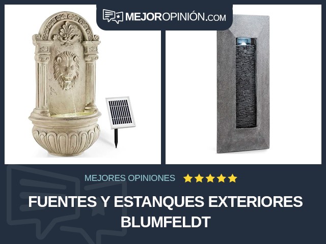 Fuentes y estanques Exteriores Blumfeldt