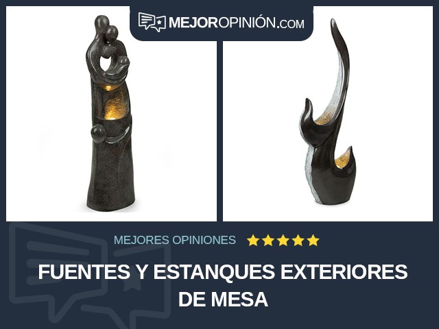 Fuentes y estanques Exteriores De mesa