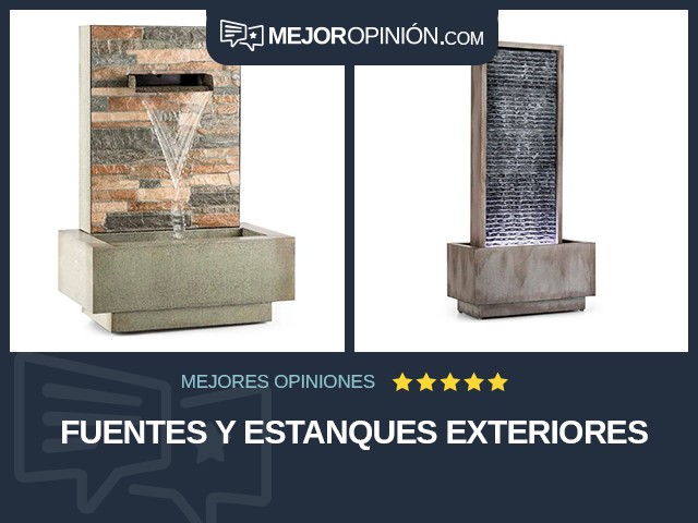 Fuentes y estanques Exteriores