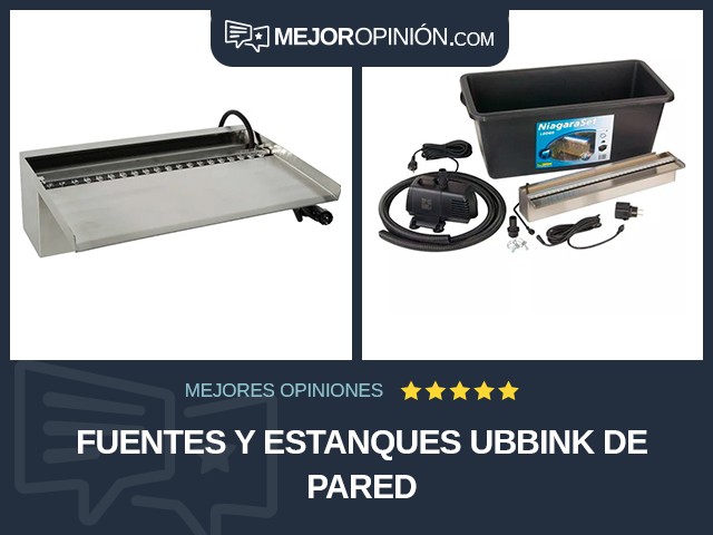 Fuentes y estanques Ubbink De pared