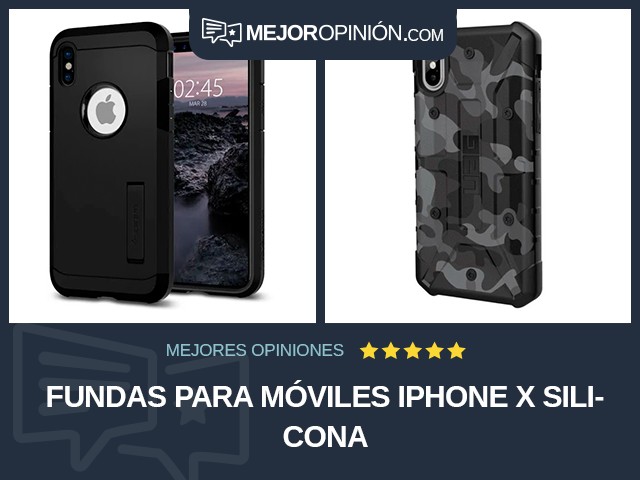 Fundas para móviles iPhone X Silicona