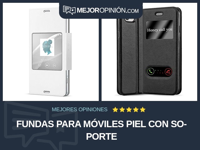 Fundas para móviles Piel Con soporte