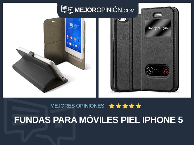 Fundas para móviles Piel iPhone 5