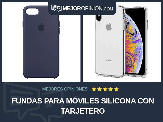 Fundas para móviles Silicona Con tarjetero