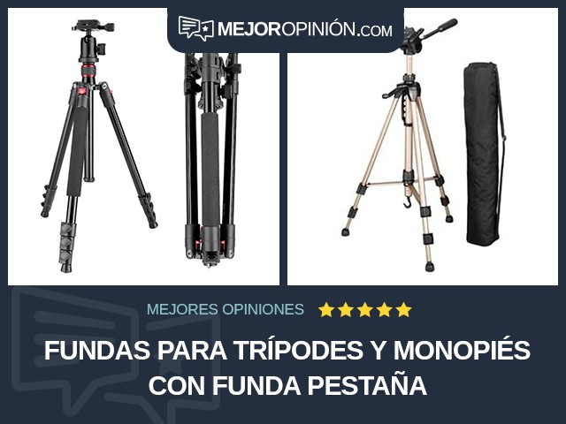 Fundas para trípodes y monopiés Con funda Pestaña