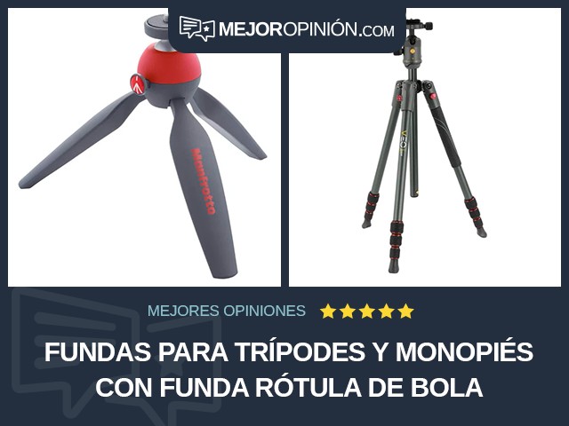 Fundas para trípodes y monopiés Con funda Rótula de bola