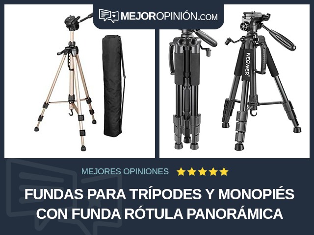 Fundas para trípodes y monopiés Con funda Rótula panorámica