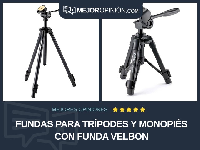 Fundas para trípodes y monopiés Con funda Velbon