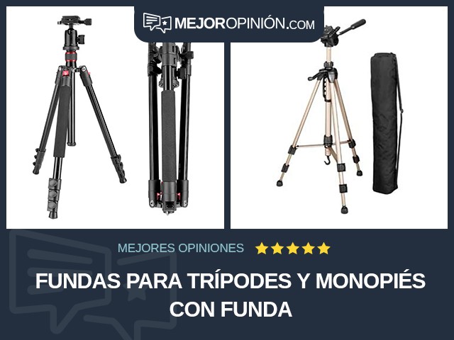 Fundas para trípodes y monopiés Con funda