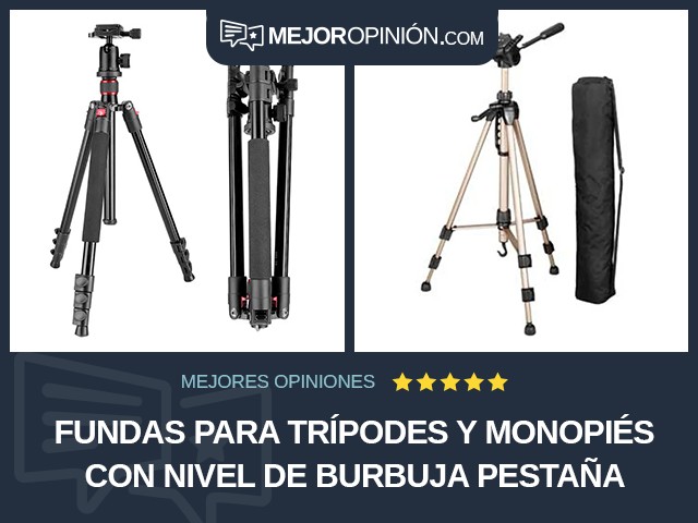 Fundas para trípodes y monopiés Con nivel de burbuja Pestaña