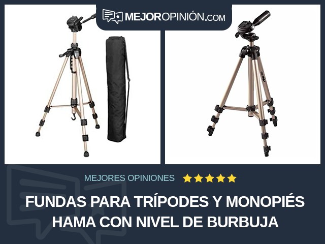 Fundas para trípodes y monopiés Hama Con nivel de burbuja