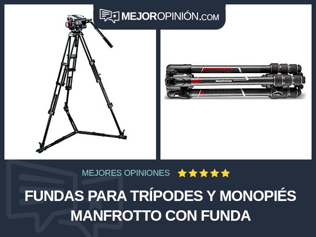 Fundas para trípodes y monopiés Manfrotto Con funda