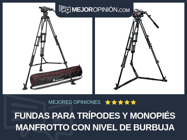 Fundas para trípodes y monopiés Manfrotto Con nivel de burbuja