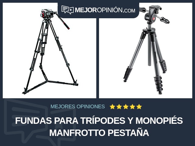 Fundas para trípodes y monopiés Manfrotto Pestaña