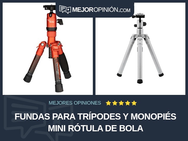 Fundas para trípodes y monopiés Mini Rótula de bola