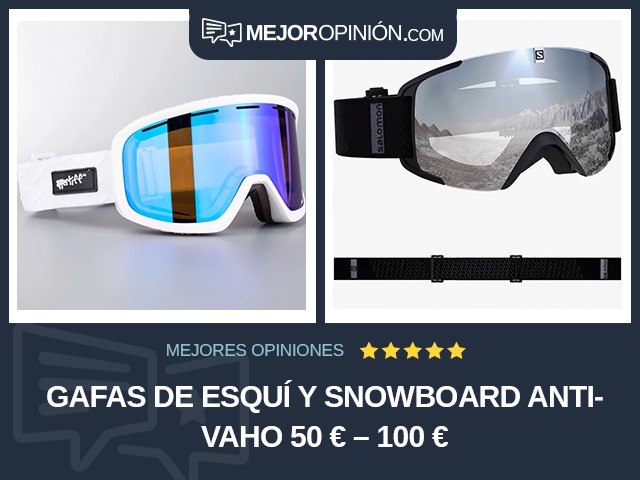 Gafas de esquí y snowboard Antivaho 50 € – 100 €