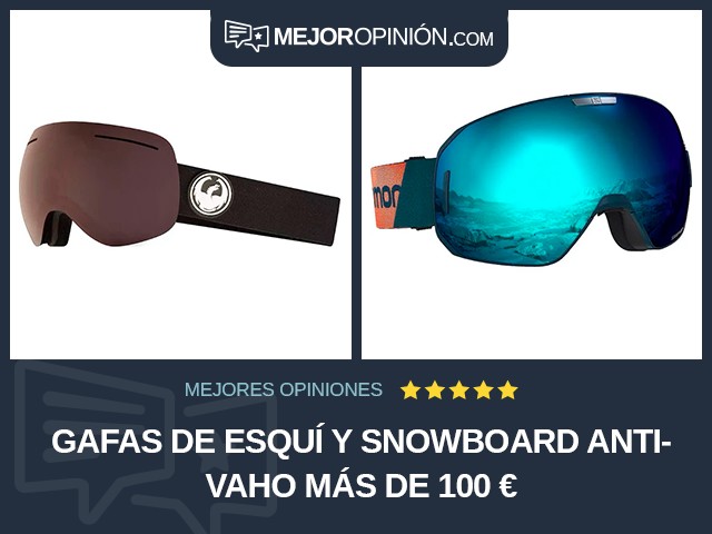 Gafas de esquí y snowboard Antivaho Más de 100 €