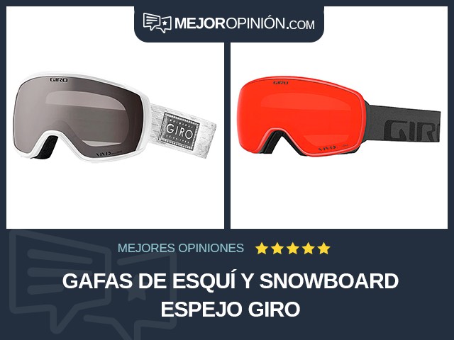 Gafas de esquí y snowboard Espejo Giro