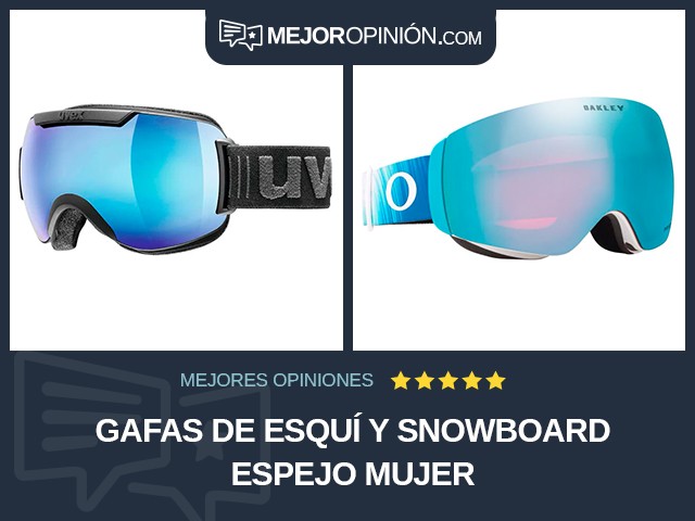 Gafas de esquí y snowboard Espejo Mujer