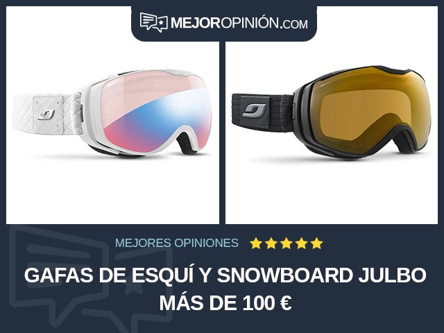 Gafas de esquí y snowboard Julbo Más de 100 €