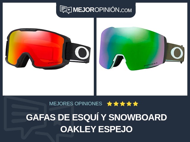 Gafas de esquí y snowboard Oakley Espejo