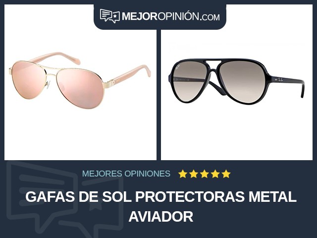 Gafas de sol protectoras Metal Aviador