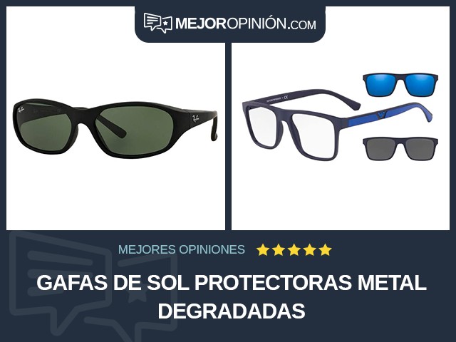 Gafas de sol protectoras Metal Degradadas