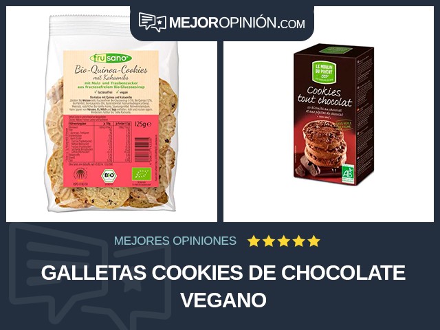 Galletas Cookies de chocolate Vegano