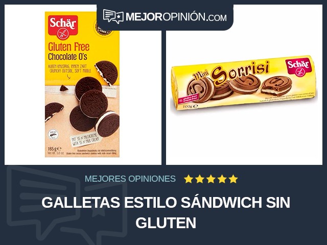 Galletas Estilo sándwich Sin gluten