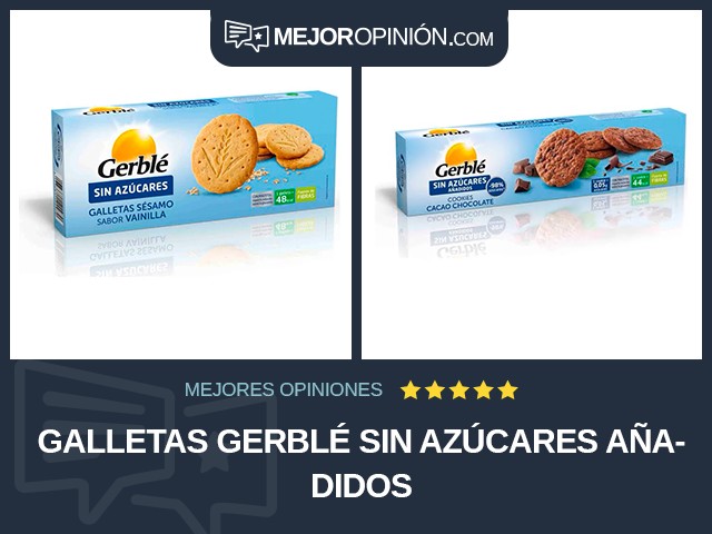 Galletas Gerblé Sin azúcares añadidos