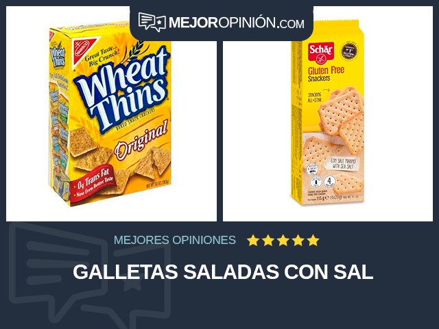 Galletas saladas Con sal