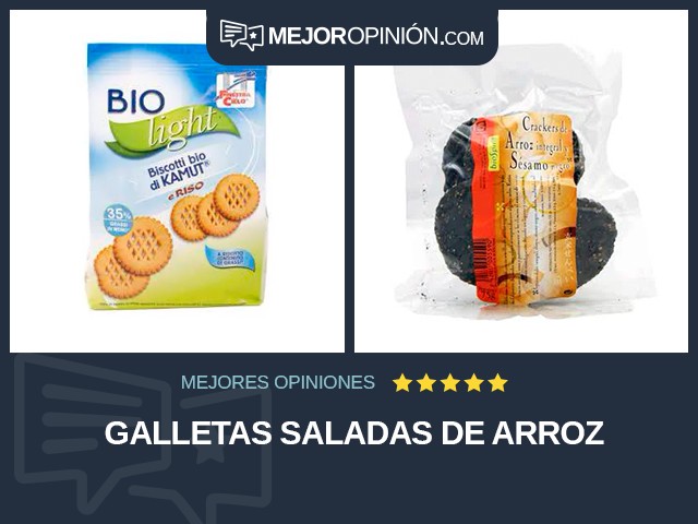 Galletas saladas De arroz