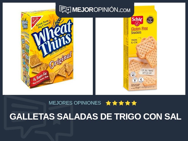 Galletas saladas De trigo Con sal