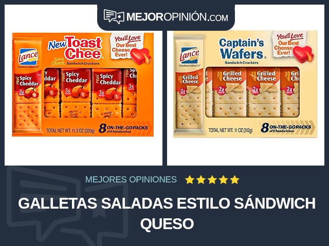 Galletas saladas Estilo sándwich Queso