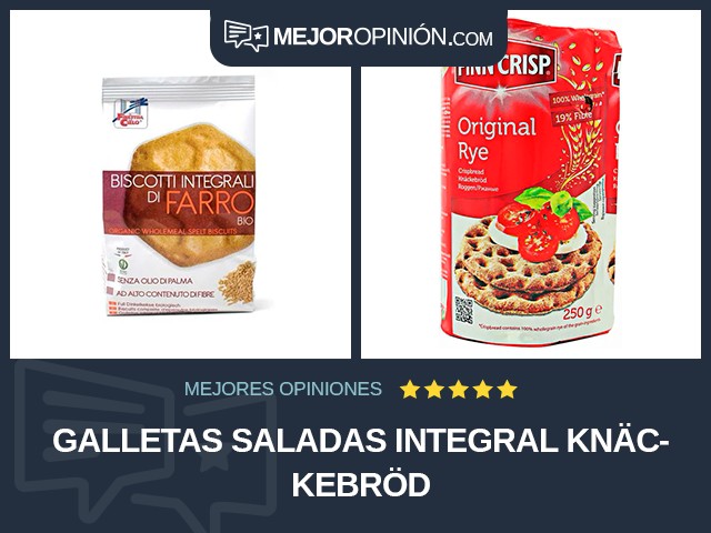 Galletas saladas Integral Knäckebröd