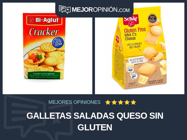 Galletas saladas Queso Sin gluten