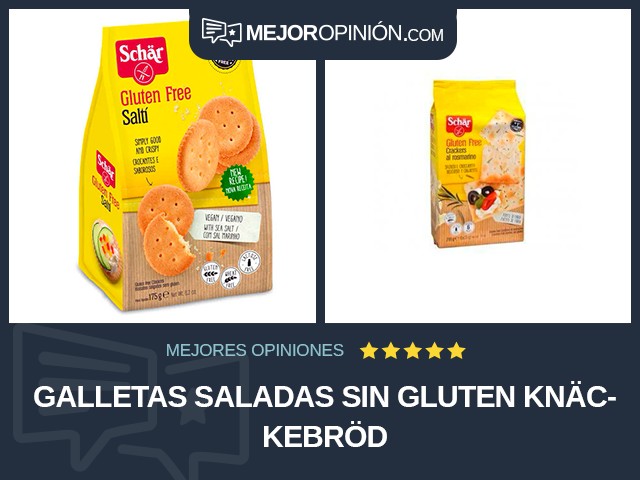 Galletas saladas Sin gluten Knäckebröd