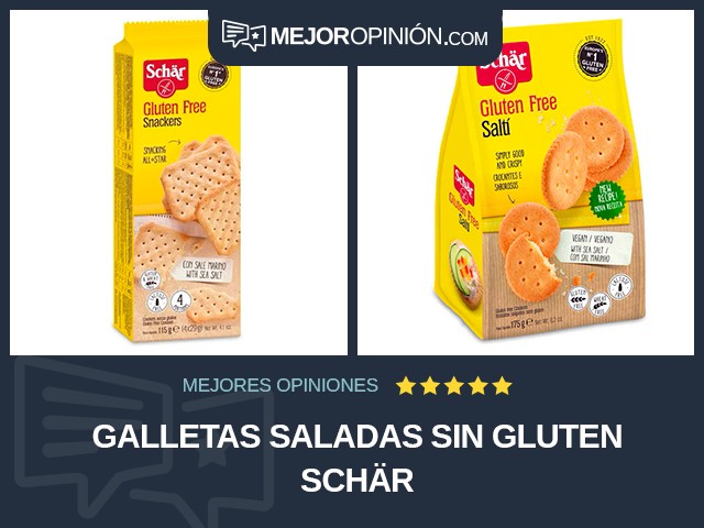 Galletas saladas Sin gluten Schär