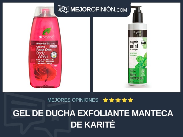 Gel de ducha Exfoliante Manteca de karité