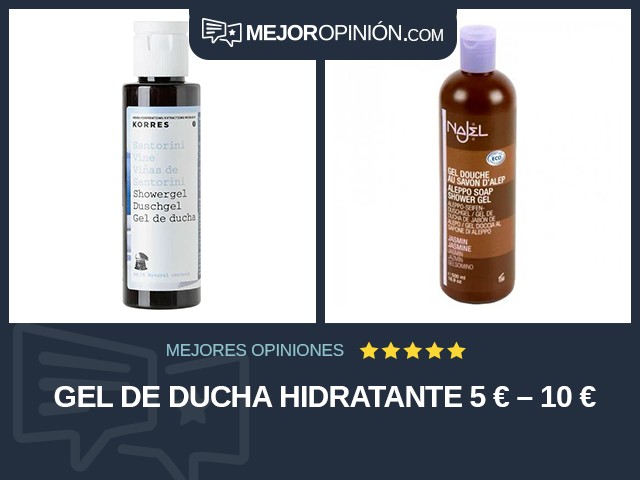 Gel de ducha Hidratante 5 € – 10 €