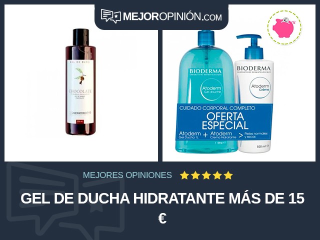 Gel de ducha Hidratante Más de 15 €