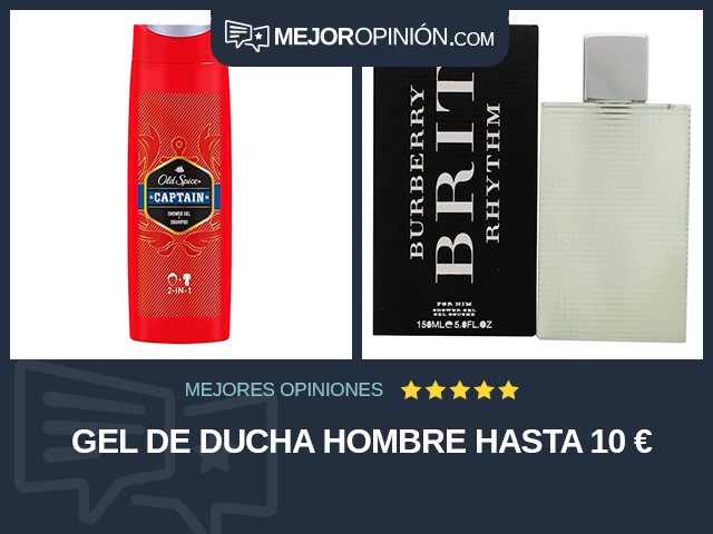 Gel de ducha Hombre Hasta 10 €