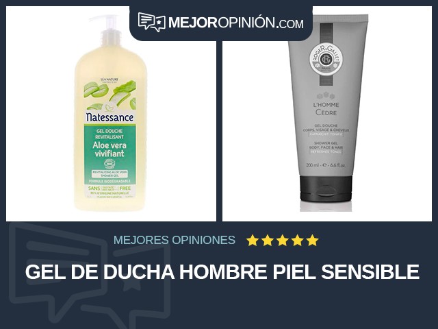 Gel de ducha Hombre Piel sensible