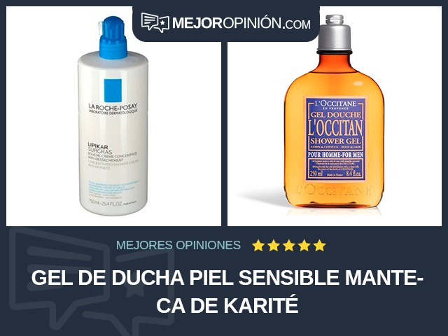 Gel de ducha Piel sensible Manteca de karité